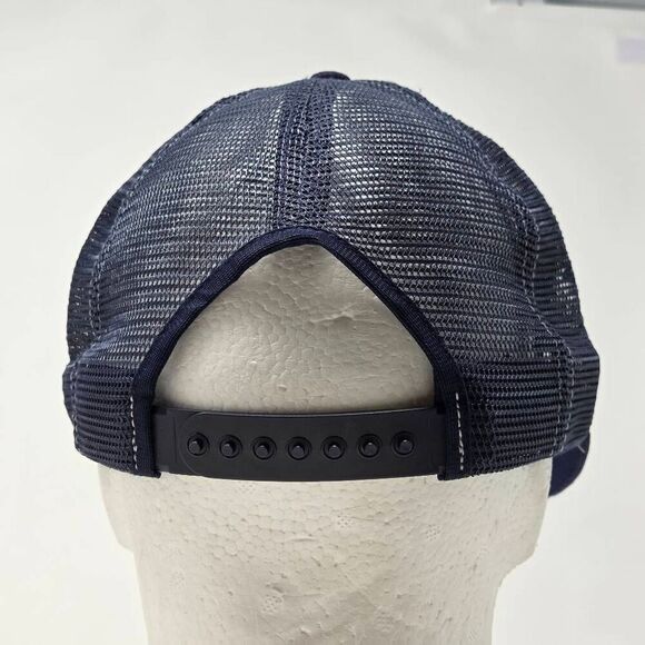 BUTLER AVIATION SEATTLE WASHINGTON NAVY BLUE TRUCKER HAT CAP VINTAGE SNAPBACK - Picture 3 of 6